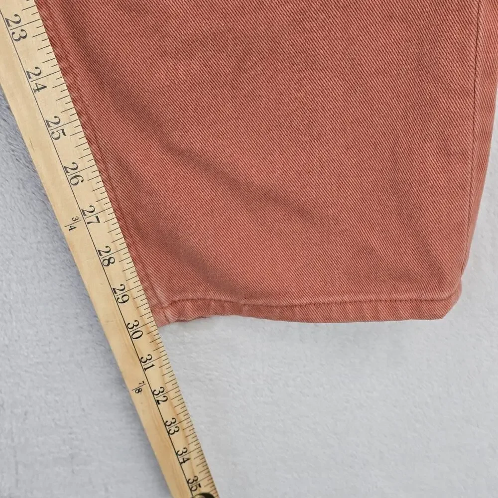 HUF Cromer Jeans Mens 34 (Fits 33x30) Orange Baggy Skate Y2K 90s Denim Pants
